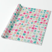 Abstract Geometric Pattern generative computationa Cadeaupapier (Uitgerold)