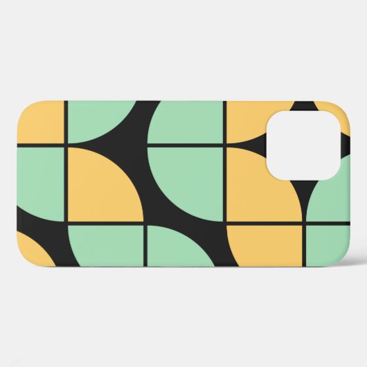 Abstract Geometric Pattern generative computationa Case-Mate iPhone Case (Achterkant (horizontaal))