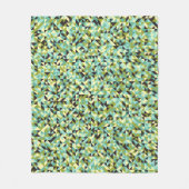 Abstract Geometric Pattern generative computationa Fleece Deken (Voorkant)
