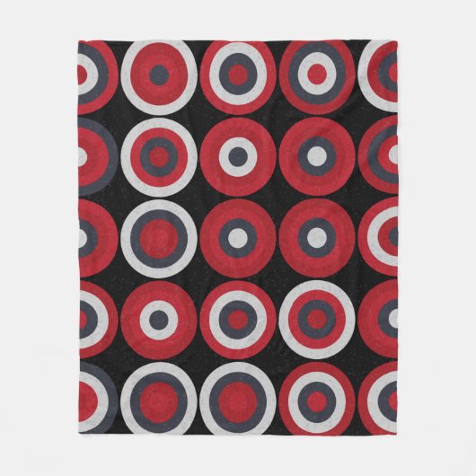 Abstract Geometric Pattern generative computationa Fleece Deken (Voorkant)