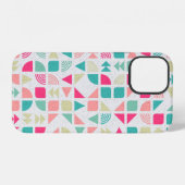 Abstract Geometric Pattern generative computationa iPhone Hoesje (Achterkant horizontaal)