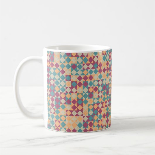 Abstract Geometric Pattern generative computationa Koffiemok (Links)
