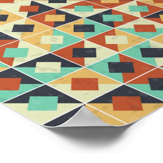 Abstract Geometric Pattern generative computationa Poster (Hoek)