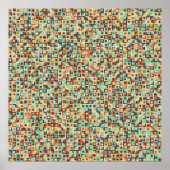 Abstract Geometric Pattern generative computationa Poster (Voorkant)