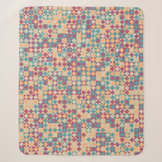 Abstract Geometric Pattern generative computationa Sherpa Deken (Voorkant)