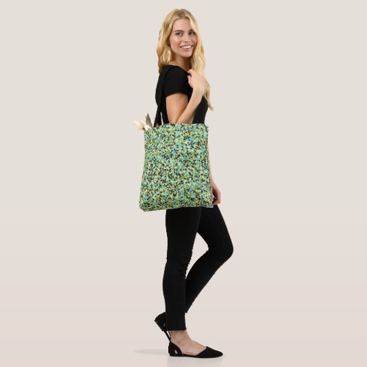 Abstract Geometric Pattern generative computationa Tote Bag (Op model)