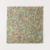 Abstract Geometric Pattern generative computationa Wandkleed (Voorkant)