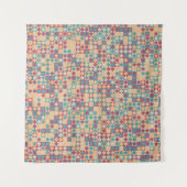 Abstract Geometric Pattern generative computationa Wandkleed (Voorkant (horizontaal))
