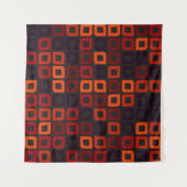 Abstract Geometric Pattern generative computationa Wandkleed (Voorkant (horizontaal))