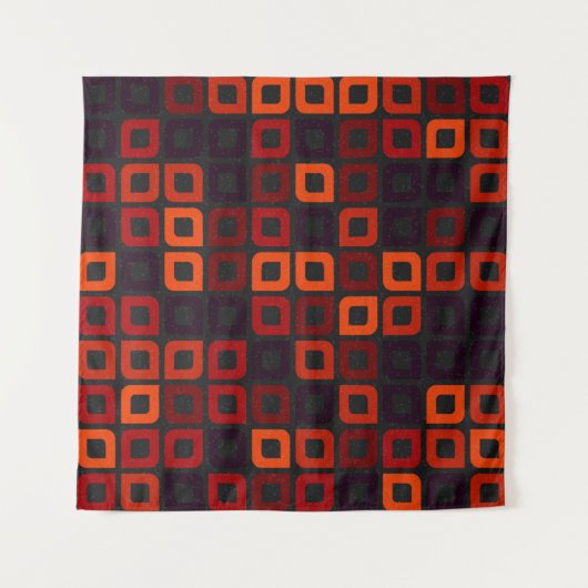 Abstract Geometric Pattern generative computationa Wandkleed (Voorkant (horizontaal))