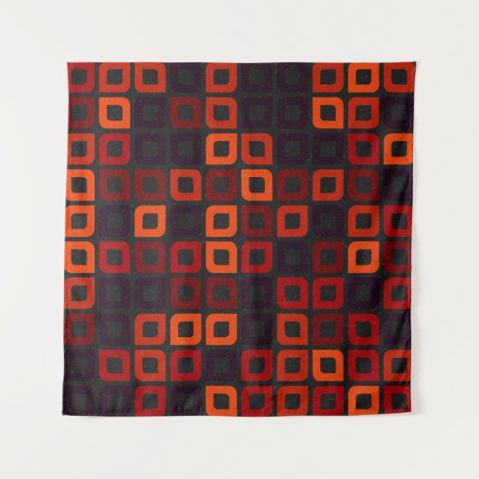 Abstract Geometric Pattern generative computationa Wandkleed (Voorkant)