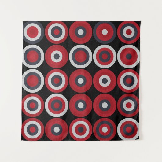 Abstract Geometric Pattern generative computationa Wandkleed (Voorkant (horizontaal))