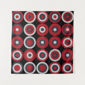 Abstract Geometric Pattern generative computationa Wandkleed (Voorkant)