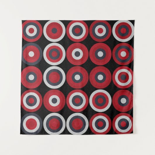 Abstract Geometric Pattern generative computationa Wandkleed (Voorkant)