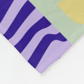 Abstract geometric pattern made with simple shapes fleece deken (Hoek)