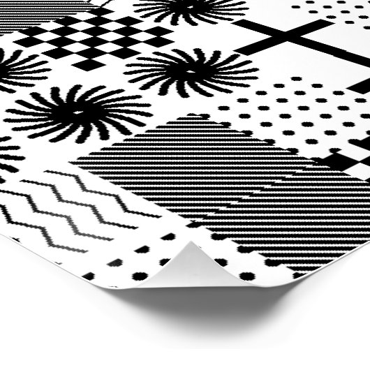 Abstract Geometric pattern  Perfect Poster (Hoek)