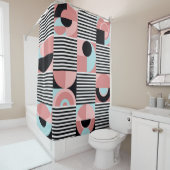 Abstract geometric pattern. Seamless modern print Douchegordijn (In situ)