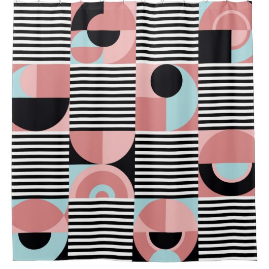 Abstract geometric pattern. Seamless modern print Douchegordijn (Voorkant)