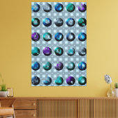 Abstract Geometric Pattern Wallart  Canvas Afdruk (Insitu (Woonkamer))