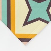 Abstract geometric pattern with diamond shapes fleece deken (Hoek)