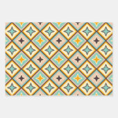 Abstract geometric pattern with diamond shapes inpakpapier vel (Voorkant 2)