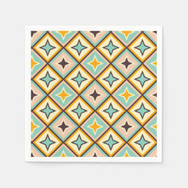 Abstract geometric pattern with diamond shapes servet