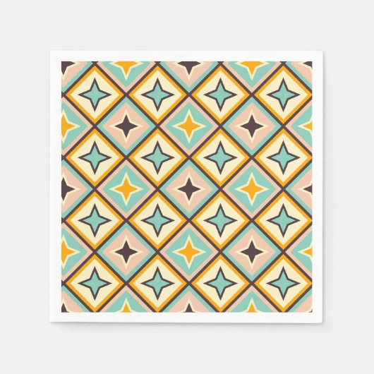 Abstract geometric pattern with diamond shapes servet (Voorkant)