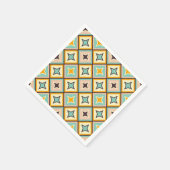 Abstract geometric pattern with diamond shapes servet (Hoek)