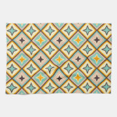 Abstract geometric pattern with diamond shapes theedoek (Horizontaal)
