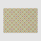 Abstract geometric pattern with diamond shapes tissuepapier (Voorkant)