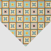 Abstract geometric pattern with diamond shapes tissuepapier (Detail)