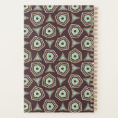 Abstract geometric pattern with layered pentagons  planner (Achterkant)
