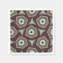 Abstract geometric pattern with layered pentagons  servet