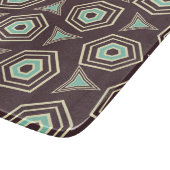 Abstract geometric pattern with layered pentagons  snijplank (Hoek)