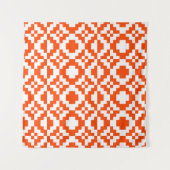 Abstract geometric pixelated seamless pattern. Mos Wandkleed (Voorkant (horizontaal))
