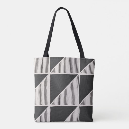 Abstract Geometric Seamless Pattern Tote Bag (Achterkant)