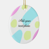 Abstract geometric shapes pastel add name photo ba keramisch ornament (Rechts)
