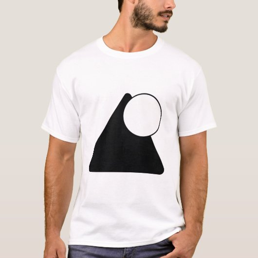 Abstract Geometric Shapes T-shirt (Voorkant)