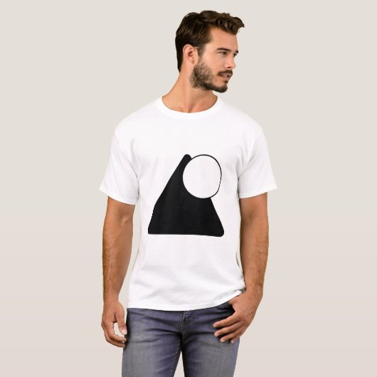Abstract Geometric Shapes T-shirt (Voorkant volledig)