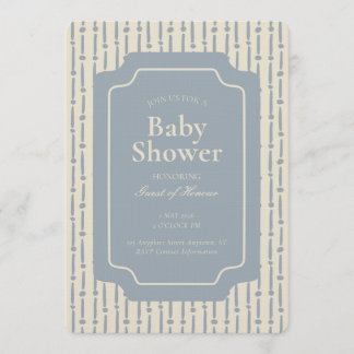 Abstract Geometric Stripe Gender Neutral Blue Kaart