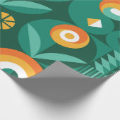 Abstract geometric vintage pattern in Scandinavian Cadeaupapier (Hoek)
