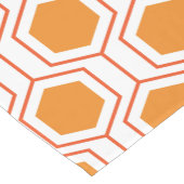 Abstract geometrical pattern in oranje and korte tafelloper (Hoek)