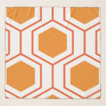 Abstract geometrical pattern in oranje and sjaal<br><div class="desc">Abstract geometrical pattern</div>