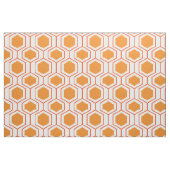 Abstract geometrical pattern in oranje and stof (Yard (91,4 cm))