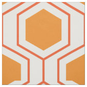 Abstract geometrical pattern in oranje and stof (Swatch)