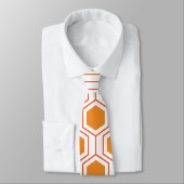 Abstract geometrical pattern in oranje and stropdas (Gebonden)