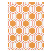 Abstract geometrical pattern in oranje and tafelkleed (Voorkant)
