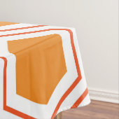 Abstract geometrical pattern in oranje and tafelkleed (Voorbeeld)