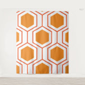 Abstract geometrical pattern in oranje and wandkleed (Voorkant)