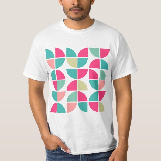 Abstract geometrisch 110421 t-shirt (Voorkant)